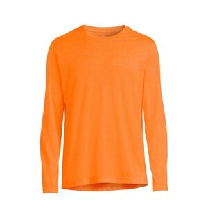 Athletic Works Men's Size S (34-36) Tri-Blend Active T-Shirt with Long Sleeves